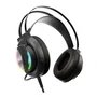 Krom Kappa Auriculares Gaming con Micrófono Flexible, Sonido 50mm, Iluminación RGB LED, Conexión USB y Jack 3.5mm